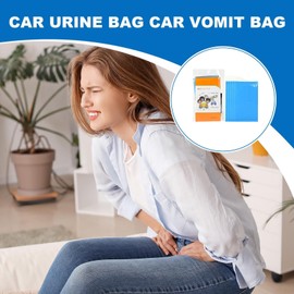 Urine Bags for Travel | 700ml Portable Pee Bag | 4X Unisex Urine Bag for Men Women Patients, Leak-Proof Vomit Bags for Traffic Jams