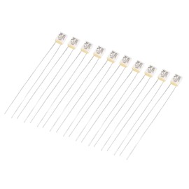 Sourcingmap 10 Pcs L33 130 Celsius Degree Motor Temperature Thermal Fuse 250V 2A