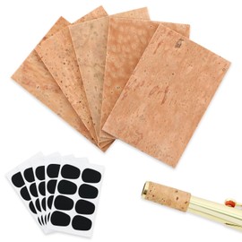 EASTROCK Alto Sax Neck Cork, 40pcs Sax Mouthpiece Cushions Pads and 5pcs Universal Saxophone Neck Cork, Alto Sax Joint Cork Sheet, Saxophone Cork Replacement Kit for Alto Saxophone