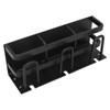 Toothbrush Holder Space Aluminum Rust Prevention Black Toothbrush Storage Rack