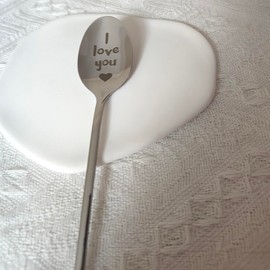 Couple Gift Spoons for Boyfriend Girlfriend I Love You Gifts Spoon for Him Her Anniversary Valentines Day Gifts for Husband Wife Coffee Tea Lovers Gifts Spoons for Mom Grandpa