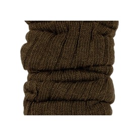 ATEENA Wool Knit Long Leg Warmers for Women and Girls, Ankle Cuffs Heaters, High Footless Knee Socks, Max Calves Circumference-15.5" Length-23.6"