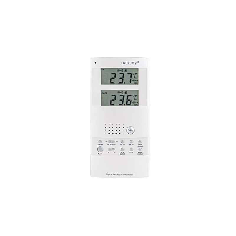 Professional Talking Indoor and Outdoor Thermometer Frost Warning Room Thermometer