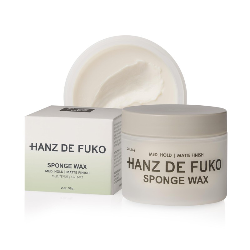 Hanz de Fuko Sponge Wax – Premium Men’s Hair Styling