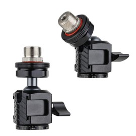 POWRIG 5/8" -27 Thread Ball Head Mount for Microphone, Cameras, Tripods.