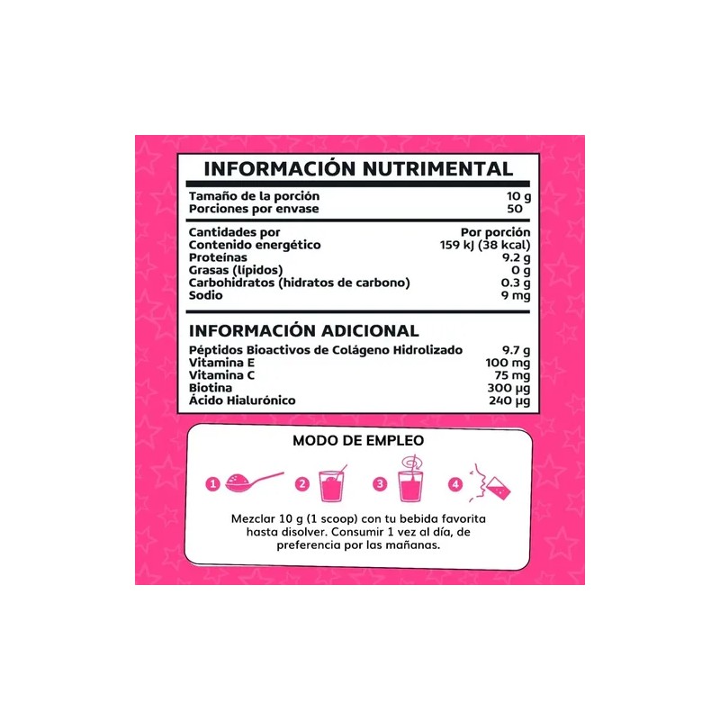 Péptidos Bioactivos De Colágeno Hidrolizado - 500g