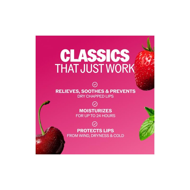 ChapStick Classic Collection Lip Balm Pack (5 Triple Packs -
