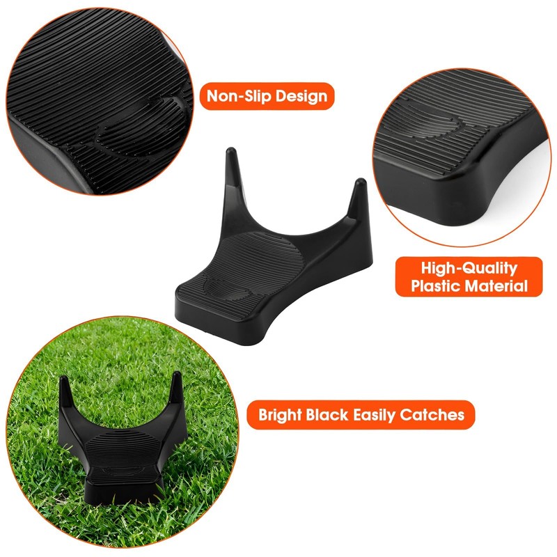 Muomdid 6 Pcs Football Kicking Tee, Kickoff Stand and Display