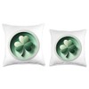 Patrick Shamrock Throw Pillow