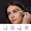 Jitnga Pack of 2 Eyebrow Scissors with Removable Eyebrow Comb