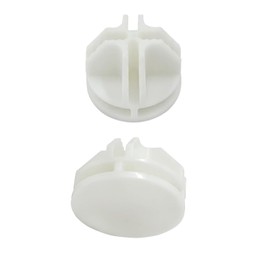 XIAOYAOREN Wire Cube Connectors White Plastic Storage Cube Connectors, for Modular Closet Storage Organizer and Wire Shelving,Wire Grid Cube Organizer Connector 35PCS