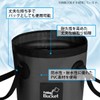 Folding Bucket, 3.5 gal (12 L), Large Capacity, Storage, Portable,