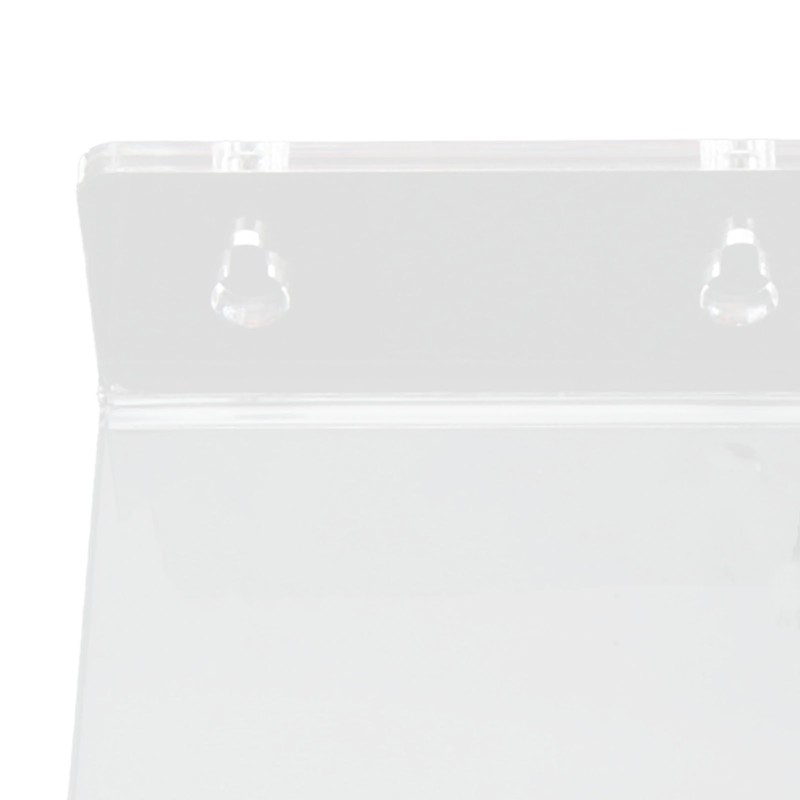 3PCS Clear Acrylic Display Rack Wall Mounted Floating Shelf for