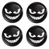 SkinoEu 4 x 68 mm Car Sticker for Hub Caps