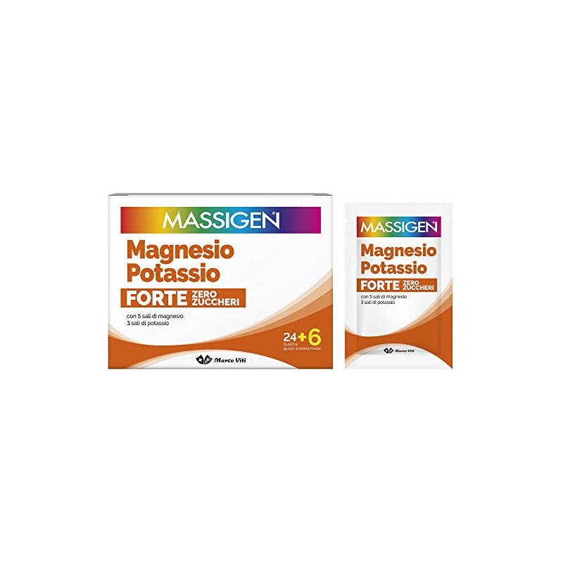 Massigen - Massigen Forte Zero Zuccheri Integratore Magnesio e Potassio