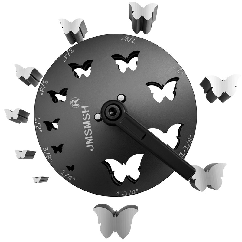 JMSMSH Disc Cutter Butterfly Shape,Set of 9 Butterfly Shape Punches,Jewelry