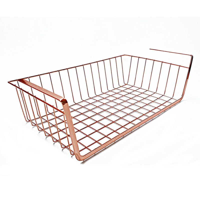 Space utilization hanging shelf 1+1 under shelf sink shelf pantry