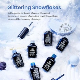 Beetles Esmalte en Gel Copos de Nieve, Kit de 6 Colores