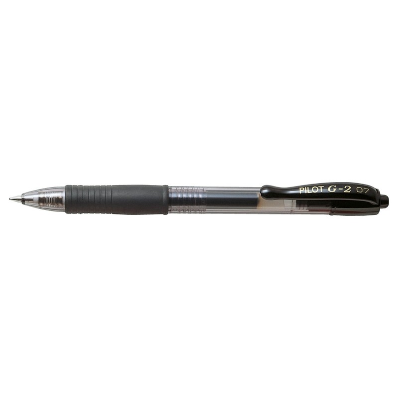 Pilot 3131910516460 G207 Gel Roller Pen - Black (Pack of