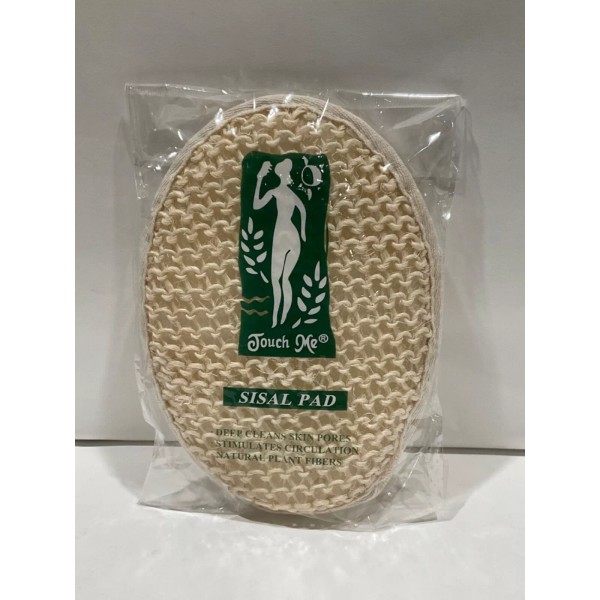 Kingsley Touch me SISAL OVAL BODY PAD, Scrubber, Mitt. Wash