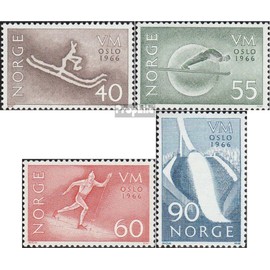Norway 537-540 (complete.issue.) unmounted mint/never hinged ** MNH 1966 Ski-WM in Nordic Disciplines (Stamps for collectors) Winter sports (skiing/ice hockey/bobsleigh ...)