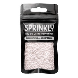 SPRINKLY - Matt Sugar Confetti - White - 500g