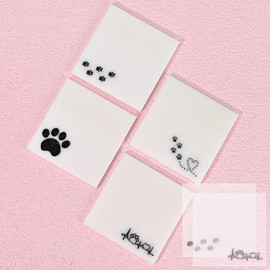 BAYTORY - 200 hojas de notas adhesivas transparentes con purpurina, 3 x 3 almohadillas para orejas de notas transparentes, notas autoadhesivas impermeables y transparentes, para accesorios de la