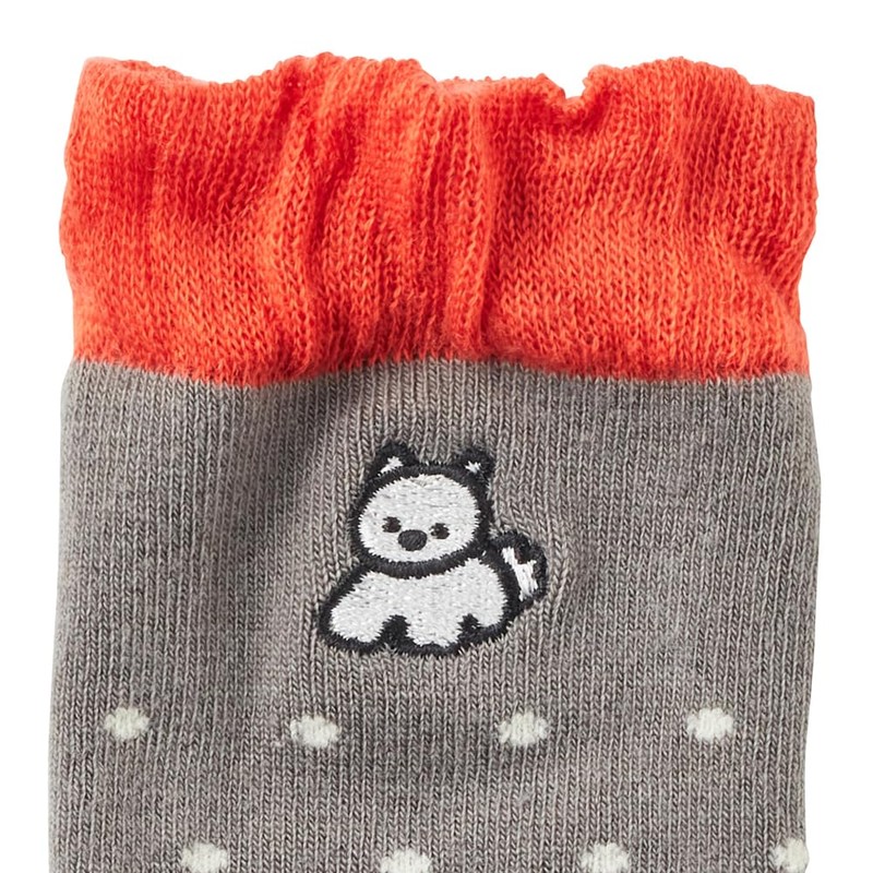 Gunze Women's Socks, Teraoka Natsumi Socks, Set of 2, Polka