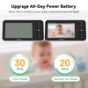 Simyke Video Baby Monitor with Camera and Audio,5'' Screen,720P,No Wifi