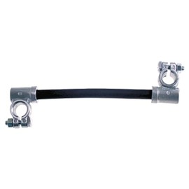 Sherco-Auto Black 8" Inch 2/0 Gauge Jumper Cable Offset Angle Terminals - Made in USA