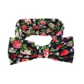 Floral headbands - Stretchy cloth - Cute Baby fashion 1 piece (Back Floral)