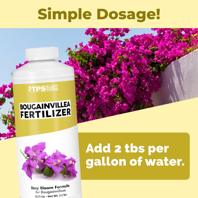 Bougainvillea Fertilizer, Complete Liquid Bougainvillea Plant Food, 32 oz (1