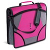 Case-it King Sized Zip Tab School Zipper Binder | 4-Inch