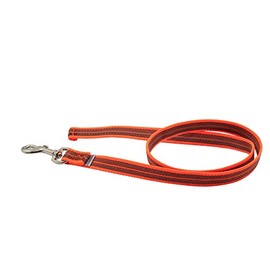 Rubberised Lead without Hand Strap Neon Orange 100 cm (1 m)