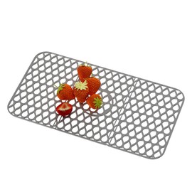 siawadeky シンクマット シリコン 断熱マット 裁断可能 水切りマット 滑り止め 乾燥マット プレートホルダー 傷防止 流し台 排水 耐熱 流し 抗菌 調理台 シンク 食卓 保護