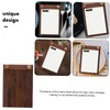 FELTECHELECTR Wooden Menu Clipboard Display Stand Multi-Function Vertical Clipboard for