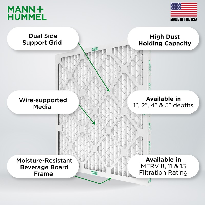 Mann+Hummel 16x20x1 MERV 13 Pleated Air Filters by Mann+Hummel. 4