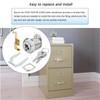 Vertical File Cabinet Lock Kit for HON F24 & F28(2185),Replacement