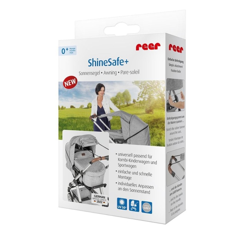Reer ShineSafe Stroller Sun Shade Sail Sun Shade for Many