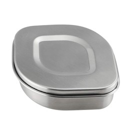 Lurch 240936 Lunch Box/Snack Box (350 ml) Stainless Steel