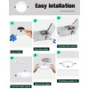 VOLISUN 24 Pack 4 inch Recessed Lighting, 5CCT LED Recessed