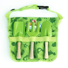 Antikas - Children's Garden Belt with Garden Tools Tool Belt with Shovel Trowel Fork