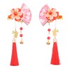 Healeved 2pcs Hairpin Wedding Hair Clips for Brides Claw Clips