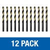 Champion Cutting Tool Heavy Duty Drill Bits with Black and