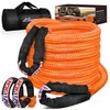 Nilight Kinetic Recovery Tow Rope Kit with 2 Soft Shackle