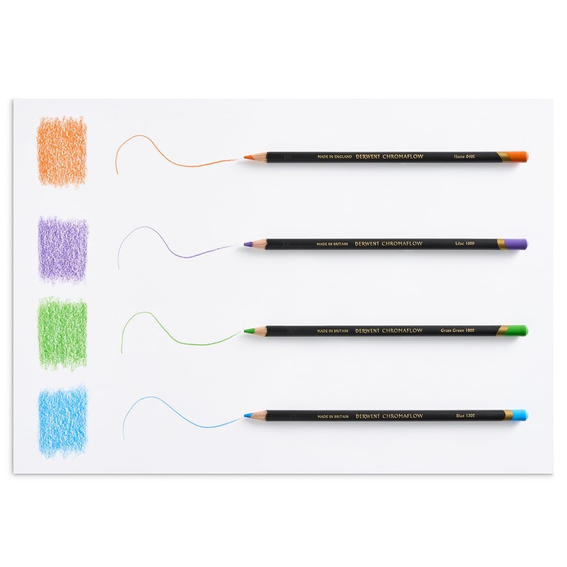 Derwent Derwent Oil-Based Colored Pencils Chromaflow 72-Color Set 2306014