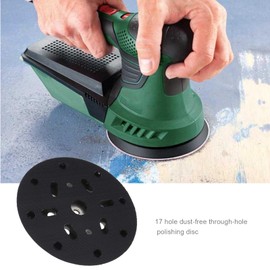 ECSiNG 6 Inch 17 Holes Sanding Disc Pad Backing Sander Hook and Loop Sander Replacement Pad Compatible with Makita BO6030 & BO6040 Festool RO1 ES150 ET2