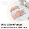 OGGI Bambou Odor-Free Scrubbing Sponges - Natural Scrub Sponges for