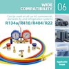 Ac Gauge Set, 3 Way AC Manifold Gauge Set for