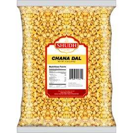 Premium Chana Dal, Split Desi Chickpeas (4-Pounds)